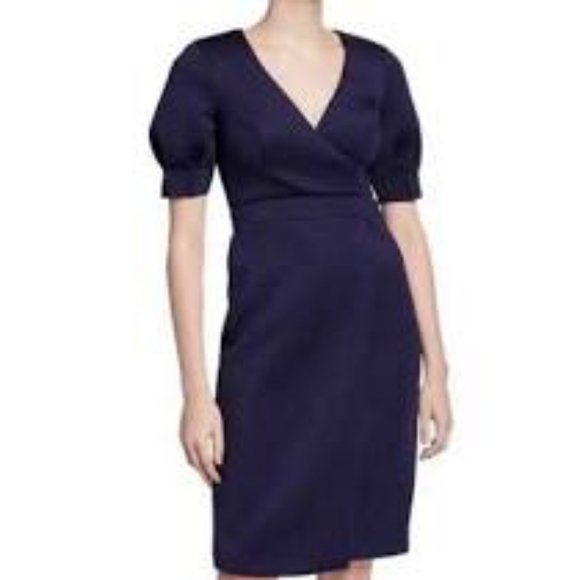 Badgley Mischka Navy Dress - Picture 1 of 16